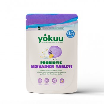 Yokuu Microplastic Free Dishwasher Tablets - Unscented - 30 Tablets