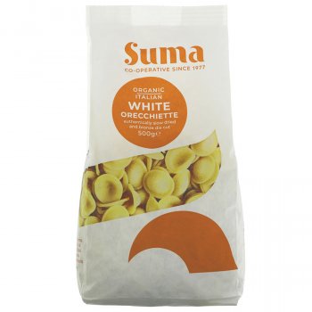 Suma Organic Italian White Orecchiette Pasta - 500g