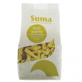 Suma Organic Italian White Strozzapreti Pasta - 500g
