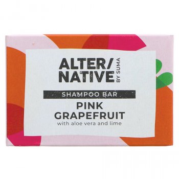 Alternative by Suma Glycerine Shampoo Bar - Pink Grapefruit - 90g