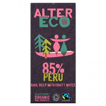 AlterEco 85% Peru Dark Chocolate - 100g