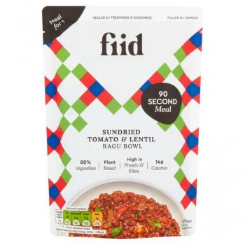Fiid Sundried Tomato & Lentil Ragu Bowl - 275g