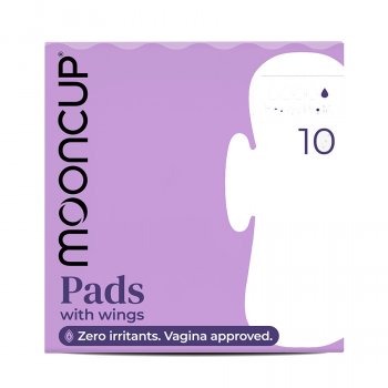 Mooncup Night Pads with Wings - Heavy - Pack of 10