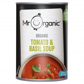 Mr Organic Tomato & Basil Soup - 400g