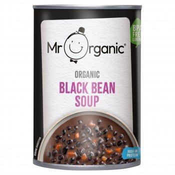 Mr Organic Black Bean & Vegetable Soup - 400g