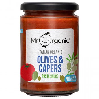 Mr Organic Authentic Italian Olives & Capers Pasta Sauce - 350g