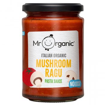 Mr Organic No added Sugar Mushroom Ragu Pasta Sauce - 350g