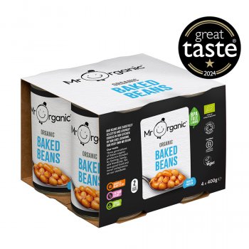 Mr Organic Baked Beans - 4 x 400g
