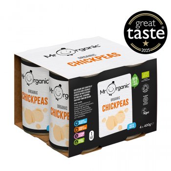 Mr Organic Organic Chick Peas - 4 x 400g