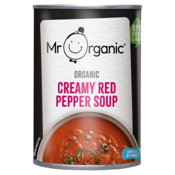 Mr Organic Creamy Red Pepper Soup - 400g