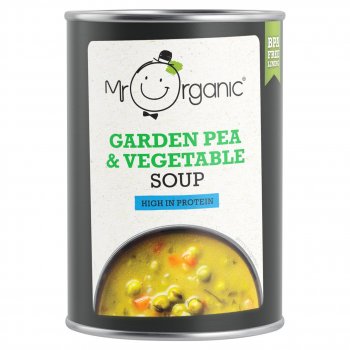 Mr Organic Garden Pea & Vegetable Soup - 400g