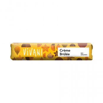 Vivani Organic Milk Chocolate Creme Brulee - 40g