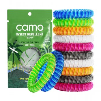 CAMO Mosquito Repellent Bracelet - Max Strength - Pack of 12