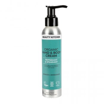 Beauty Kitchen Organic Hand & Body Cream Peppermint & Spearmint - 150ml