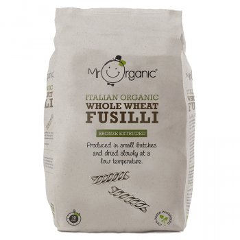 Mr Organic Whole Wheat Fusilli Pasta - 500g