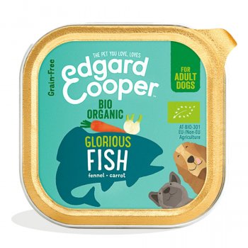 Edgard and Cooper Organic Fish, Fennel and Carrot Tray for Dogs - 100g
