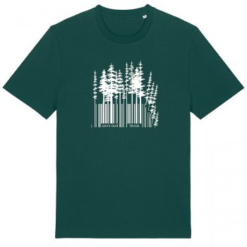 Frank & Faith SAV3 0UR TR33S T-Shirt - Glazed Green