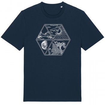 Frank & Faith The Elements T-Shirt - French Navy