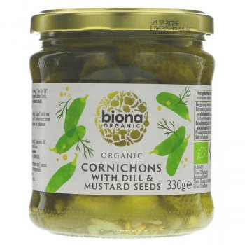 Biona Organic Cornichons - 330g