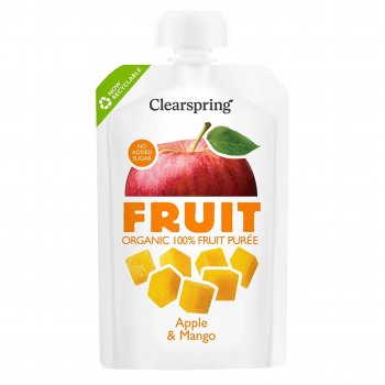 Clearspring Fruit Puree - Apple & Mango - 100g