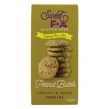 Sweet FA Gluten Free Cookies - Peanut Butter - 125g