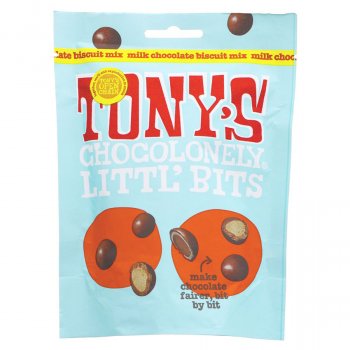 Tonys Chocolonely Littl Bits Milk Chocolate Biscuit Mix - 100g