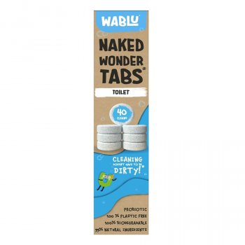 Wablu Naked Wonder Toilet Tabs - 40 Tablets