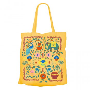 Recycled Cotton Tote Bag - Artistic