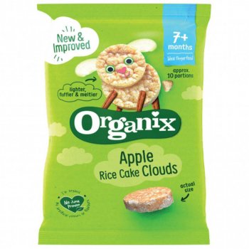 Organix Apple Rice Cake Clouds - 40g