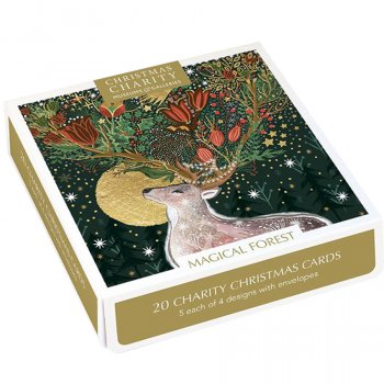 Magical Forest Mixed Charity Christmas Cards - Pack of 20
