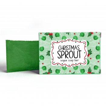 Neon Magpie Christmas Sprout Vegan Soap Bar - 120g
