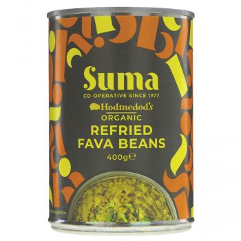 Suma Organic Refried Fava Beans - 400g