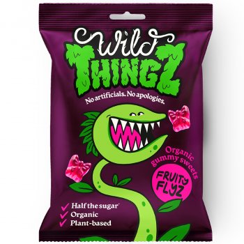 Wild Thingz Organic Fruity Flyers - 130g