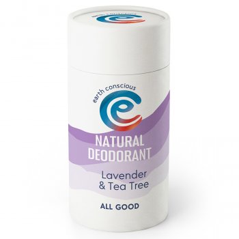 Earth Conscious Natural Deodorant Stick - Lavender & Tea Tree - 90g