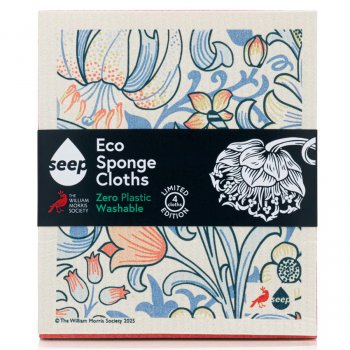 Seep Eco Sponge Cloths - The William Morris Spring Edit - Pack of 4