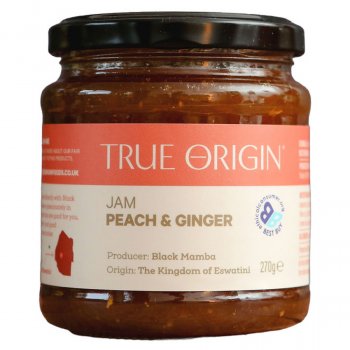 Black Mamba Peach & Ginger Jam - 270g