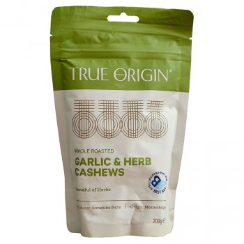 Sunshine Nuts Garlic & Herb Cashew Nuts - 200g
