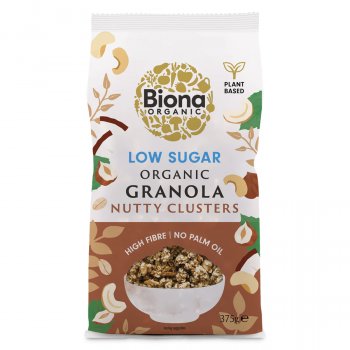 Biona Organic Nutty Clusters Granola - 375g