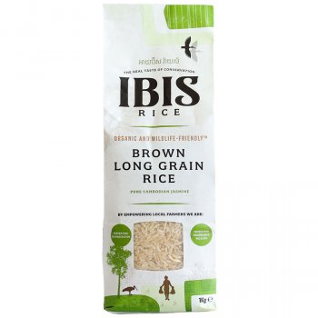 IBIS Organic Long Grain Brown Jasmine Rice - 1kg