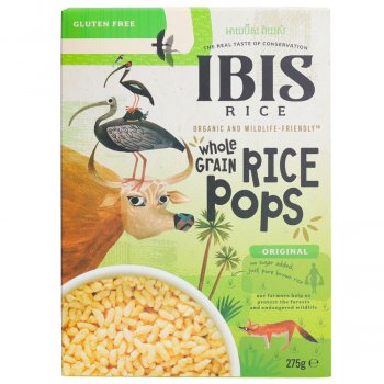 IBIS Organic Wholegrain Rice Pops - Original - 275g
