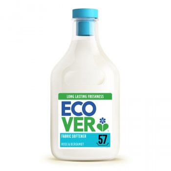 Ecover Concentrated Fabric Softener - Rose & Bergamot - 1.43L - 57 Washes