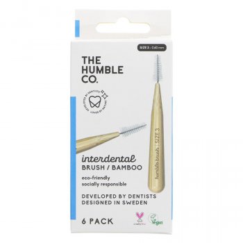 The Humble Co. Interdental Brush - Blue - Size 3 - Pack of 6