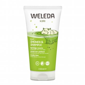 Weleda Kids 2-in-1 Shampoo & Body Wash - Lively Lime - 150ml