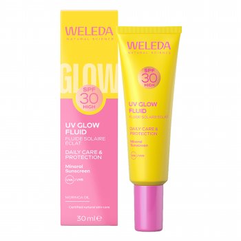 Weleda UV Glow Fluid Daily Mineral Sunscreen - SPF30 - 30ml