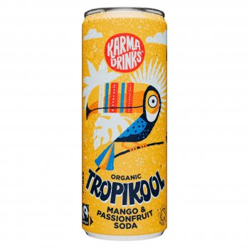Karma Drinks Organic Tropikool Mango & Passion Fruit Soda - 250ml