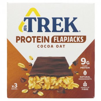 Trek Protein Flapjack Bar - Cocoa & Oat - Pack of 3