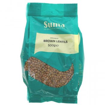 Suma Prepacks Organic Brown Lentils - 500g