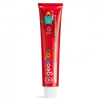 Georganics Kids Fluoride Free Toothpaste with Hydroxyapatite - Strawberry - 75ml
