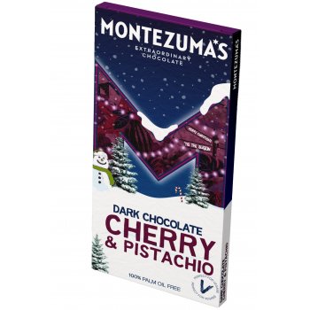 Montezuma's Dark Chocolate Cherry and Pistachio Bar - 90g