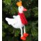 Hanging Christmas Decoration - Golden Goose